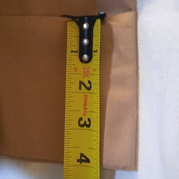 CLUB MONACO Cuffed Ankle Crop High Rise Beige Wide Legs - Picture 6 of 12